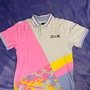 Le Tigre multicoloured polo shirt men Size M